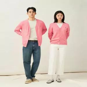 빈폴 멘 [Essential] 코튼 베럴비 카디건 - 핑크 (BC515AE10X) 4703384