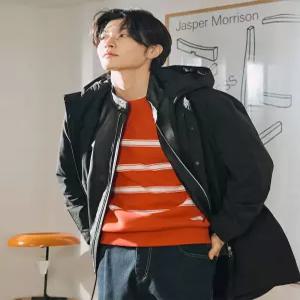 빈폴 멘 스트라이프 스웨트 셔츠 레드 (BC5141C316) 4762663