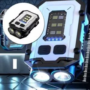4 단 LED 충전식 초경량 캡 라이트