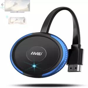 AIMIBO 4K 무선 디스플레이 어댑터 5G 진정한 HDMI 동글 플러그 앤 플레이 안드로이드 iOS Windows MacOS