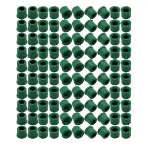 100PCS 1/4인치 퀵 커플러 충전 켓 HVAC 호스 씰 R410A/R134A 냉매 고무 오링 수리 키트 자동차 AC 고온 및