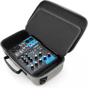 야마하 AG06MK2 USB 인터페이스 또는 오디오 믹서 및 녹음 액세서리와 호환되는 CASEMATIX 그레이 케이스 -