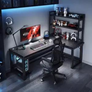 게이밍 책상 컴퓨터 기본형 게임용 오른쪽 카본 조립식