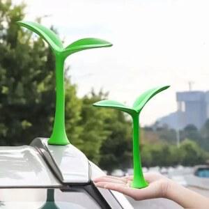자동차 루프용 창의적인 만화 3D 나무 묘목 안테나 장식