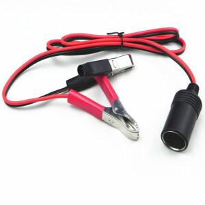 12V 자동차 배터리 터미널 클립 온 담배 라이터 클램프 전원 소켓 어댑터 플러그 보트 자동 전원 어댑터 분배기