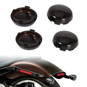 Harley Sportster 883 1200 Touring Road King Dyna Softail Heritage Fatboy 용 오토바이 회전 표시기 신호등 렌즈 커버