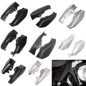 Harley Touring Street Electra Glide CVO Road King FLHR FLHX 2001 2022 용 시트 엔진 아래 오토바이 미드 프레임 에어 디플렉터