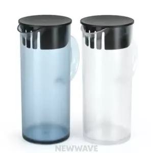 새결이네 식당용 원형 물병 1.8L 투명 식당매장 투명유지 경량소재