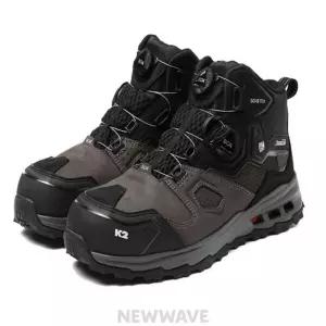 새결이네 K2 세이프티 KG-101 듀얼보아 작업용 발목형 안전화 제조현장용 미끄럼방지 보아조절