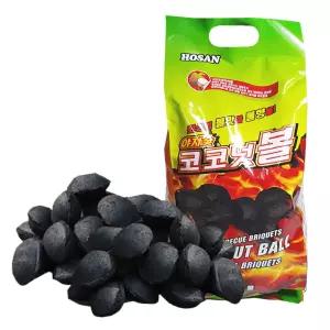 성형탄 야자숯 숯가루 코코넛볼 2.9kg 호산챠콜916