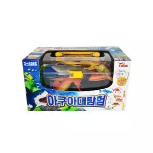아쿠아 대탐험 시리즈 장난감 피규어 모형 완구 동물 모형 파충류 만들기 캐릭터 아이 물고기 3D 제작