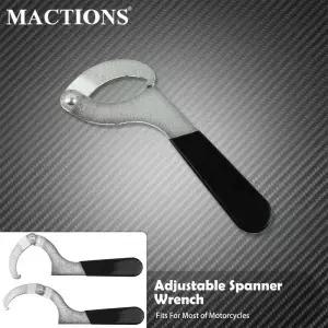 오토바이 스패너 렌치 2 4 3/4 조정 가능한 충격 1PC 스틸 도구 스프링 유니버설 For Harley Honda Yamaha
