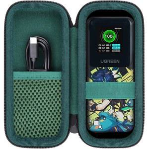 UGREEN 넥소드 보조배터리 20000M의 BAVAL 사례AH 130W / 165W 휴대용 충전기 | 보호용 보관함 캐리 박스 충격 방지 눌림 메쉬 포켓 컴팩트하고 가벼움 녹색 케이스