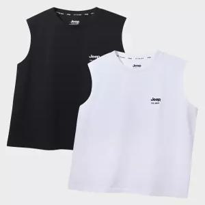 지프 [2PACK] 190g 싱글 더 레거시 민소매 티셔츠 (JR5TSU053BK) 5877402