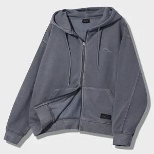 지프 [330g] 피그먼트 2way Peak-Logo 후드집업 (JP5TZU612GR) 4434690