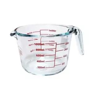 [알티피아]내열유리 비커 1000ml 계량컵 베이킹 이유식 라면 물 조절컵