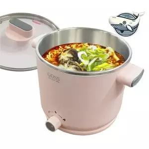 [제이큐]핑크 전기 스텐 멀티포트 1.5L 라면끓이기