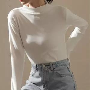 아가씨 간절기 자켓이너 얇은 반목폴라 40대엄마 세련 목편한 선물