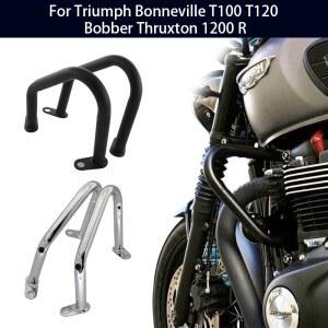 엔진 가드 크래시 바 범퍼 보호대 Triumph Bonneville T100 T120 Bobber Thruxton 1200 R 스트리트 컵 트윈 스피드마스터용