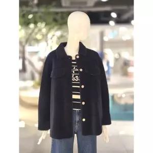 이월수량 올리브데올리브 YW6XM967 부클셔츠형 무스탕자켓 2815374