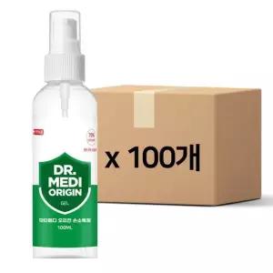 닥터메디 오리진 겔 손소독제 100mlx100개 에탄올70% 식약처인증 의약외품