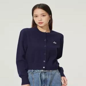 리 우먼 라운드넥 가디건 네이비 LE2403CD60NA 4343804
