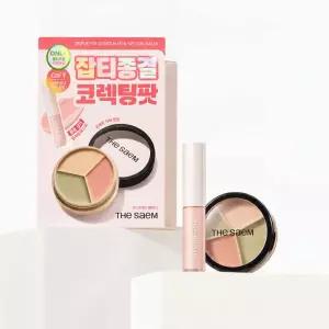 [베이스1위/브라이트너 증정 기획] 더샘 커버 퍼펙션 트리플 팟 컨실러 5colors(단품/기획)
