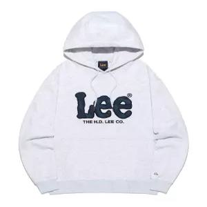 리 빅 트위치 데님 아플리케 후드 티셔츠 라이트그레이 LE2503HD04LG 5327398