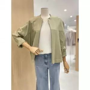 한정수량 [더아이잗] 린넨 집업 블루종 점퍼 IR4M0JP731 2816725