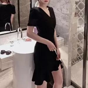 [오르토]이쁘다요 핏이 룩 카라 롱 프릴 레이시 예쁜 니트 하객룩 스커트