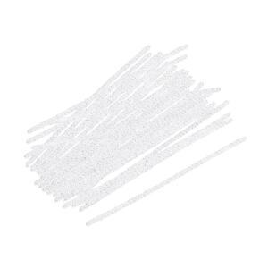 50 조각 색소폰 키 청소 면봉 클라리넷 목관 악기 용 실용적이고   휴대용 브러시