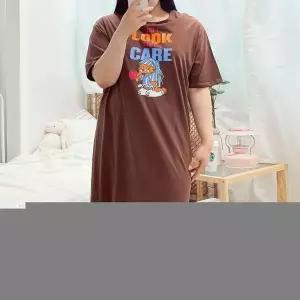 레이스 룩케어 원피스 캐릭터 루즈핏 데일리 빅사이즈