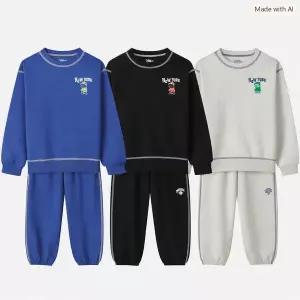 [NBA KIDS][AK평택점] [NBA키즈] NBA키즈 닉스 구공이 맨투맨세트 K263ST010P