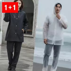 방수코트 여름 우천 등산우비 판초형 휴대용 가벼운 우비