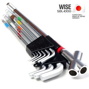 와이즈 슈퍼볼렌치세트 WISE SBL-1000(9PCS) 파이프손잡이 핸들손잡이