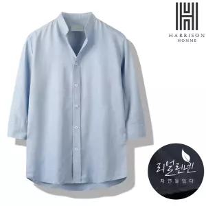 린넨 헨리넥 7부 셔츠 HA-1004 THE1014