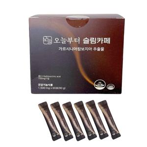 오늘부터 슬림카페 뱃살 방탄커피 다이어트 커피 가르시니아 60포