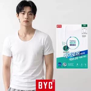 BYC 데오니아 남성 반팔 런닝 에어로쉬 변화직 쿨 기능성 여름 남자 티 셔츠 BYD7008