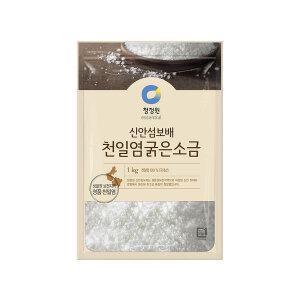 청정원 천일염 굵은소금 1kg /