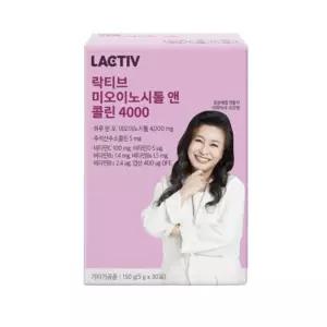 4개월분 락티브 미오이노시톨 앤 콜린 4000 비타민C D 엽산 성분배합 생리 기능 조절