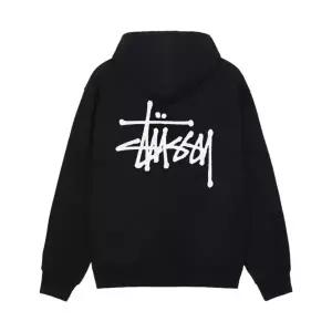 스투시 베이직 후드 블랙 Stussy Basic