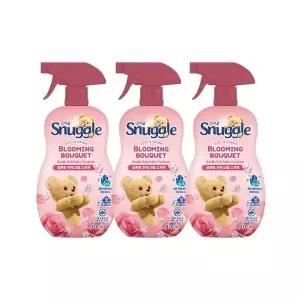 스너글 섬유탈취제 블루밍부케 470ml 3개
