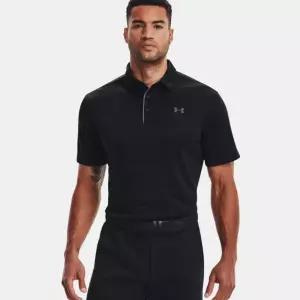 언더아머 UNDER ARMOUR 1290140-001 블랙 UA Tech 남성 폴로 카라티셔츠 시원한 가벼운 티셔츠