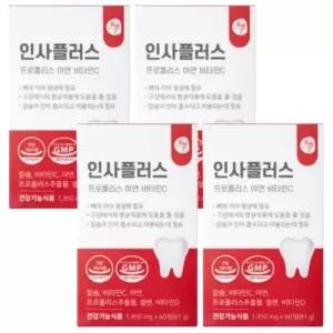 [단비] 올바른 인사플러스 60정 x 4개