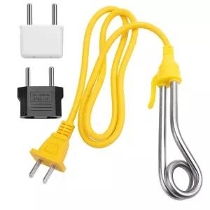 침지 히터 온수기 120V-300W 240V-600W 인스턴트 컵 머그 핏 캠핑 여행용 커피/차/수프 전기 물 휴대용