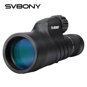 Svbony SV45 줌 단안 10 30x50 BAK4 프리즘 FMC IPx7 방수 고배율 망원경 캠핑 장비
