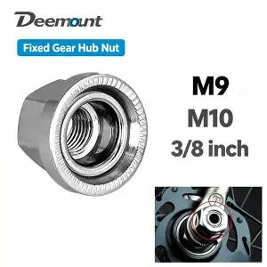 픽시 자전거 허브 잠금 너트 9mm 앞바퀴 미끄럼 방지 고정 M10 나사산 뒷바퀴 액슬 플랜지 나사 수리 부품