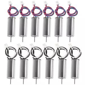 XIITIA 12pcs 716/7x16mm 모터 19000KV 인시니어 타이니 후프 드론 프레임 브러시드 6CW 6CCW 코어리스