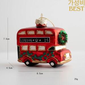 2026년 신제품 크리스마스 장식 유리 페인팅 곰 자동차 강아지 펜던트 휴일 몰드 특수 모양 볼 선물