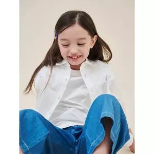 빈폴 키즈 BI5364U021 아동 셔츠 유아 오버핏 시어 화이트 4874842